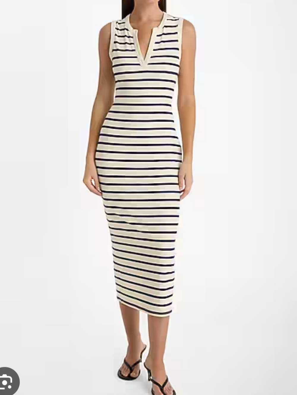 Express Midi Knit Dress, L